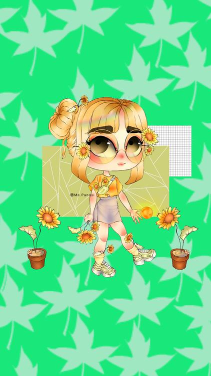 Gacha Life Nature Green wallpaper