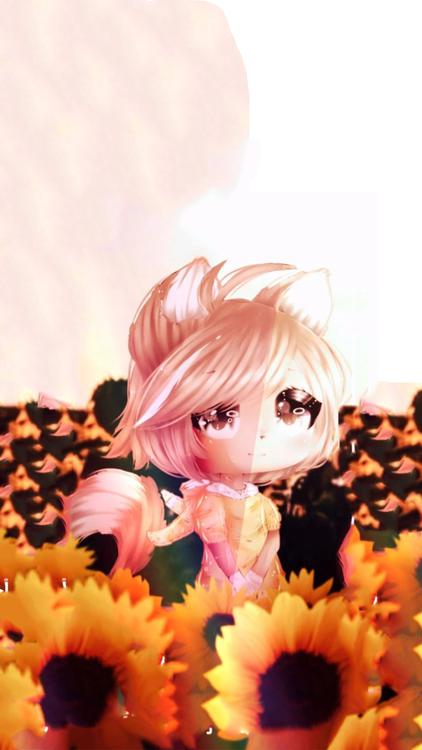 Gacha Life Nature White wallpaper