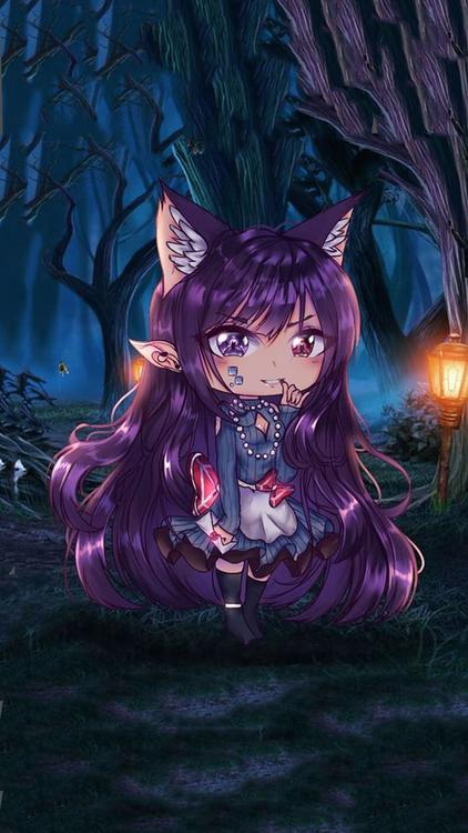 Gacha Life Nature Blue wallpaper