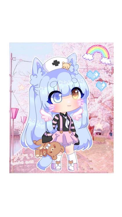 Gacha Life Nature HD wallpaper for phone and desktop