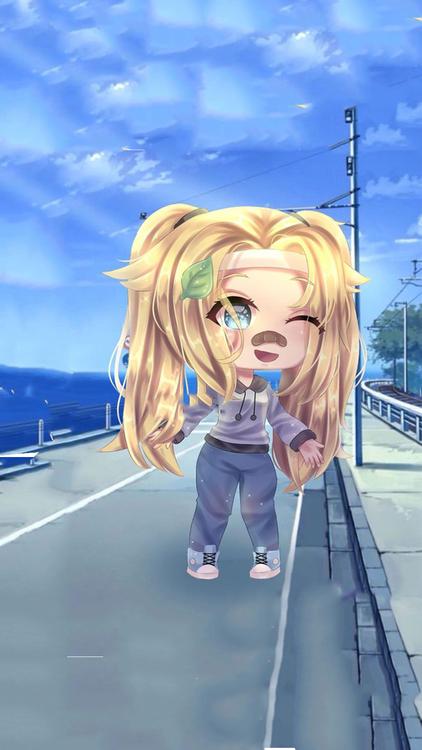 Gacha Life Nature Blue wallpaper