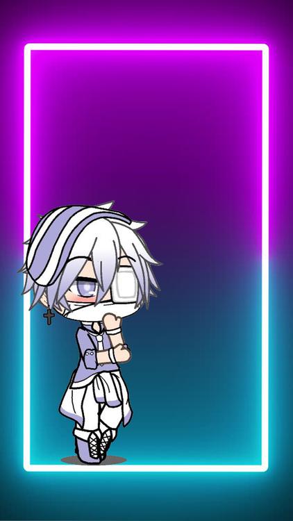 Gacha Life Gacha Neon Purple wallpaper