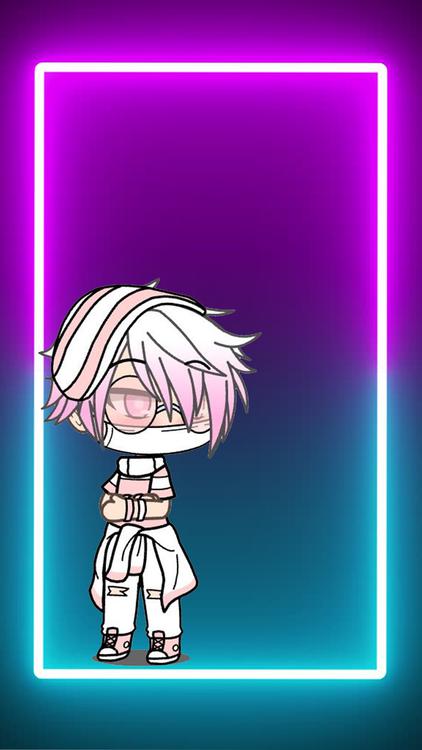 Gacha Life Gacha Neon Purple wallpaper