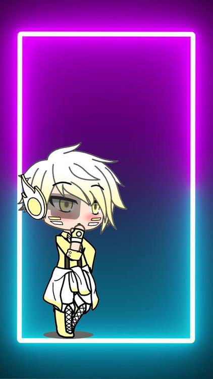 Gacha Life Gacha Neon Purple wallpaper