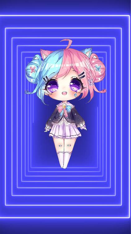 Gacha Life Gacha Neon wallpaper 11 - free HD download