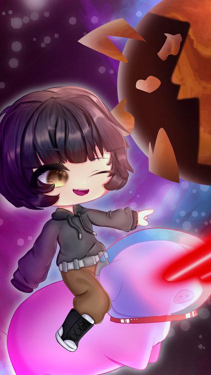 Gacha Life Pinkpop Cute Gacha Pink wallpaper