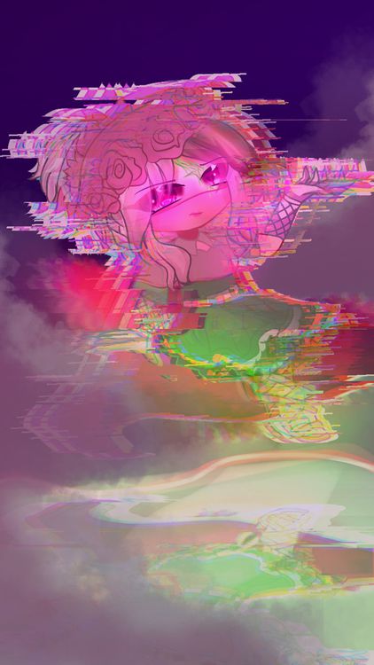 Gacha Life Pinkpop Cute Gacha Purple wallpaper