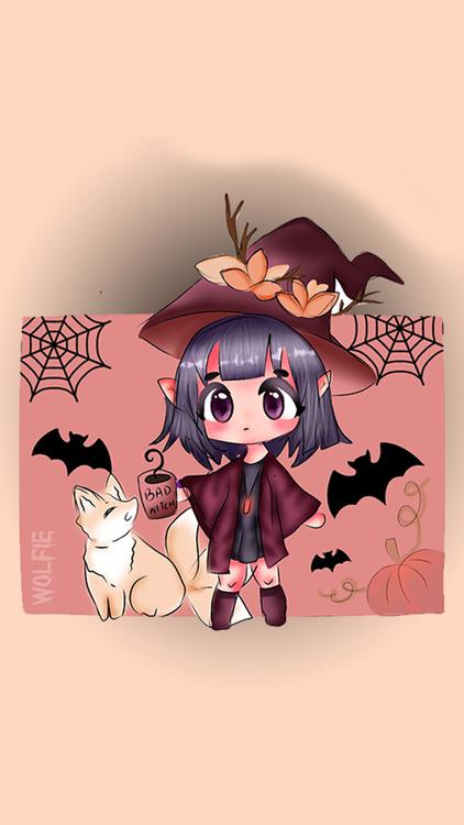 Gacha Life Pinky Gacha Red wallpaper