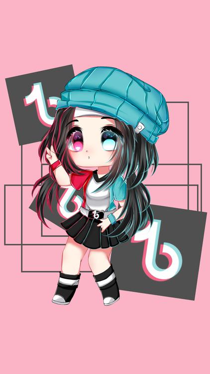 Gacha Life Pinky Gacha HD wallpaper for phone and desktop