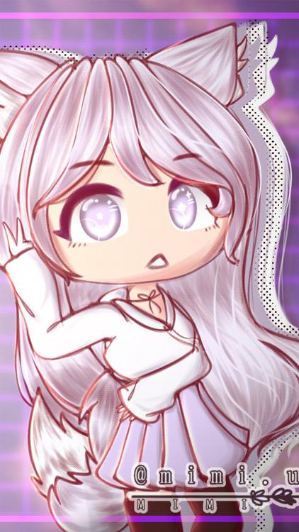 Gacha Life Pinky Gacha HD wallpaper for phone and desktop