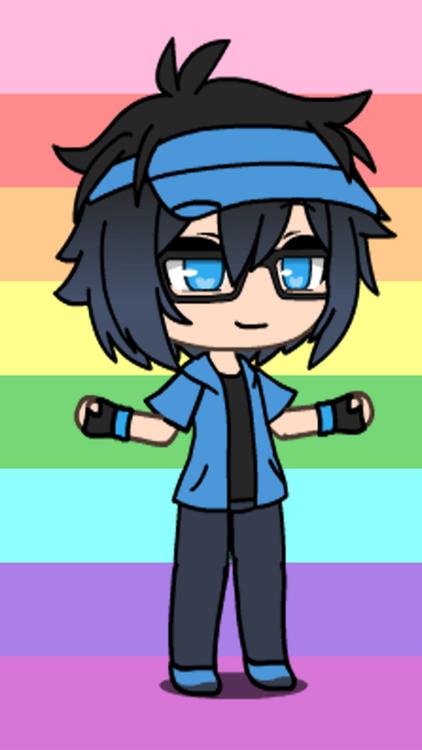 Gacha Life Rainbow Pink wallpaper