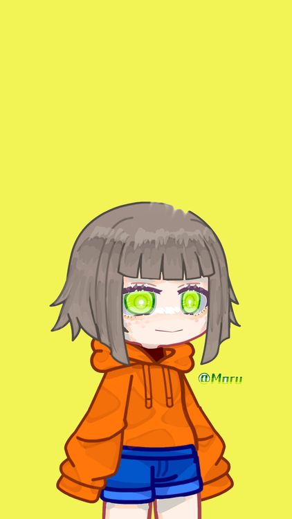 Gacha Life Smooth Gacha verse Yellow wallpaper