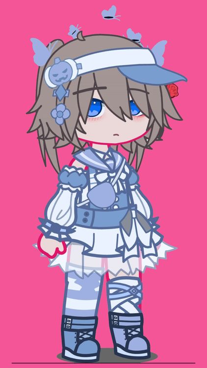 Gacha Life Smooth Gacha verse Pink wallpaper