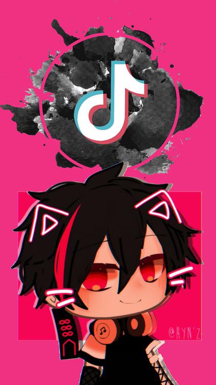 Gacha Life Tiktok Gacha Pink wallpaper