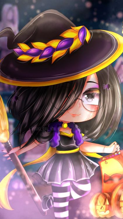 Gacha Life Zip Zap Black wallpaper