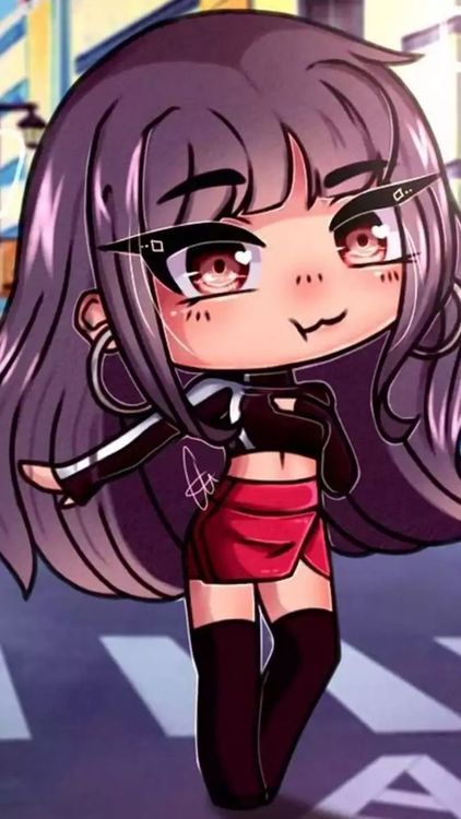 Gacha Life Zip Zap Pink wallpaper