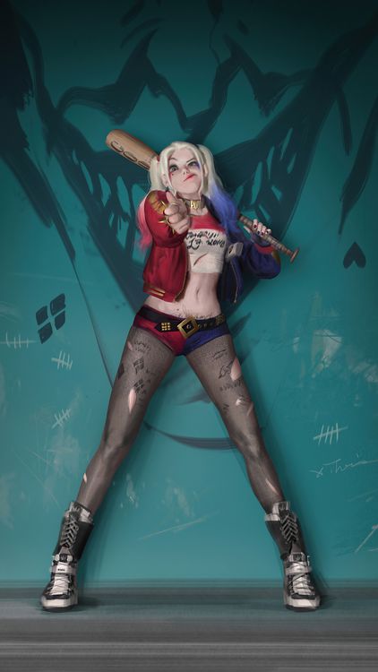 Superheroes Harley Quinnn wallpaper 8 - free HD download