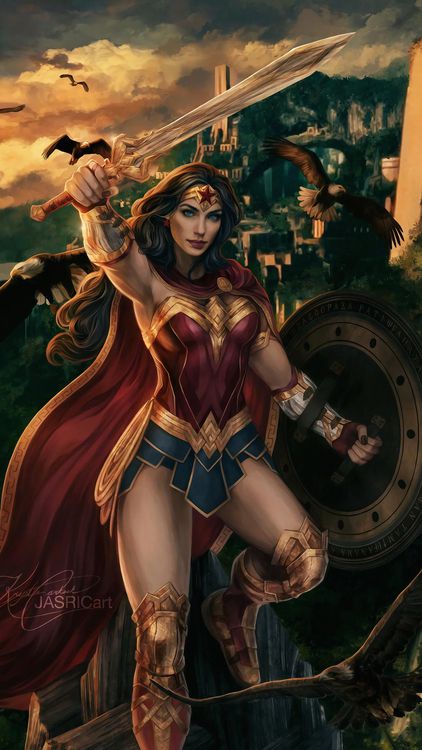 Superheroes Wonder Woman wallpaper 3 - free HD download