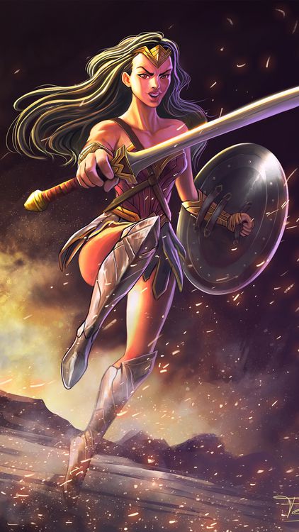 Superheroes Wonder Woman wallpaper 13 - free HD download